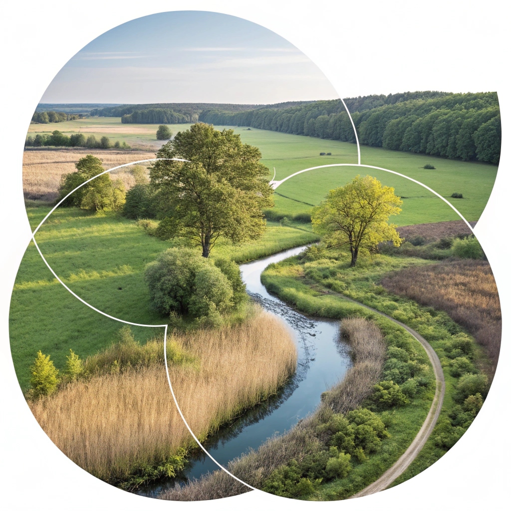 Landscape design concept visualization